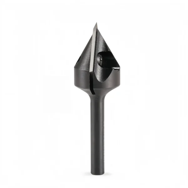 60 degree V-sharp CNC slotting router bit for hardwood and softwood — VPOINT TOOL