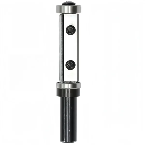 Double-Sided Sharpened Flush Trim Router Bit with Double Bearing - 2 Knife