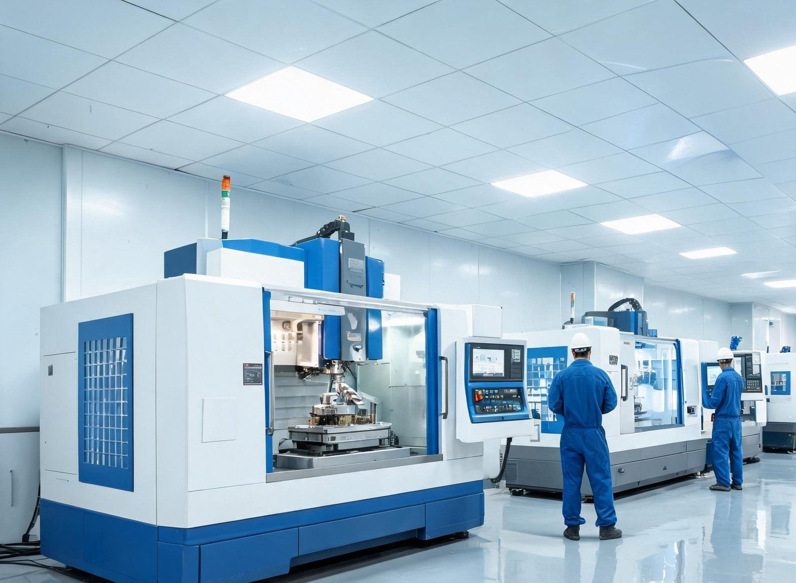 Modern CNC machining centre at VPOINT TOOLS
