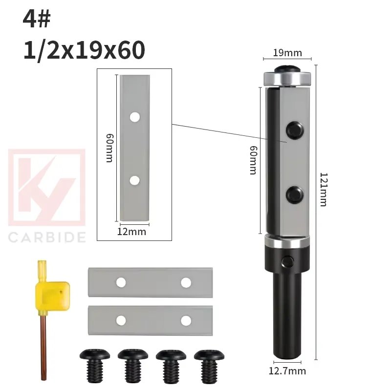 Double Bearings Spiral Flush Trim Router Bit