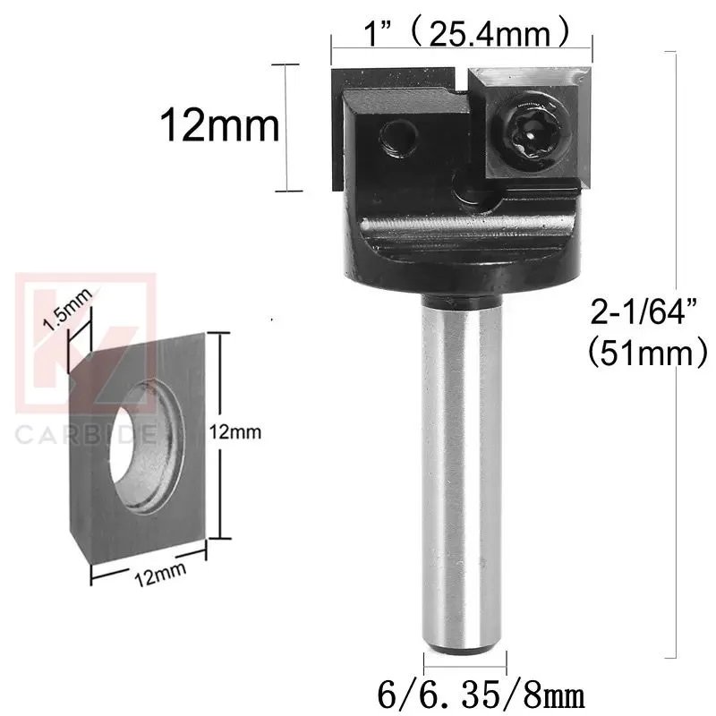 2 Flutes CNC Spoilboard Surfacing Router Bit