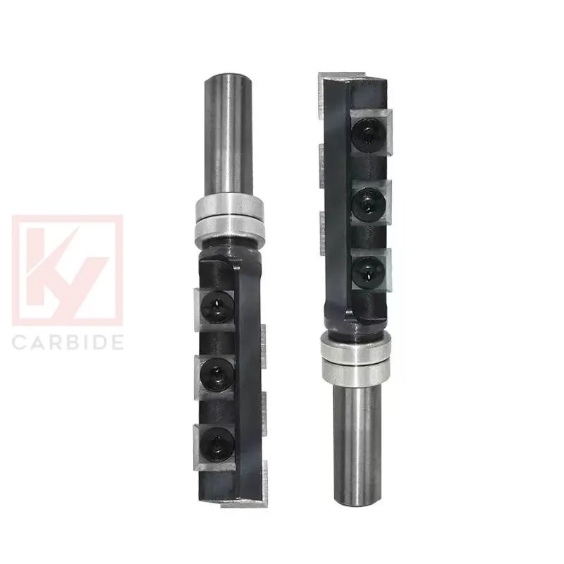 Top Bearing Straight Pattern Router Bit with Insert
