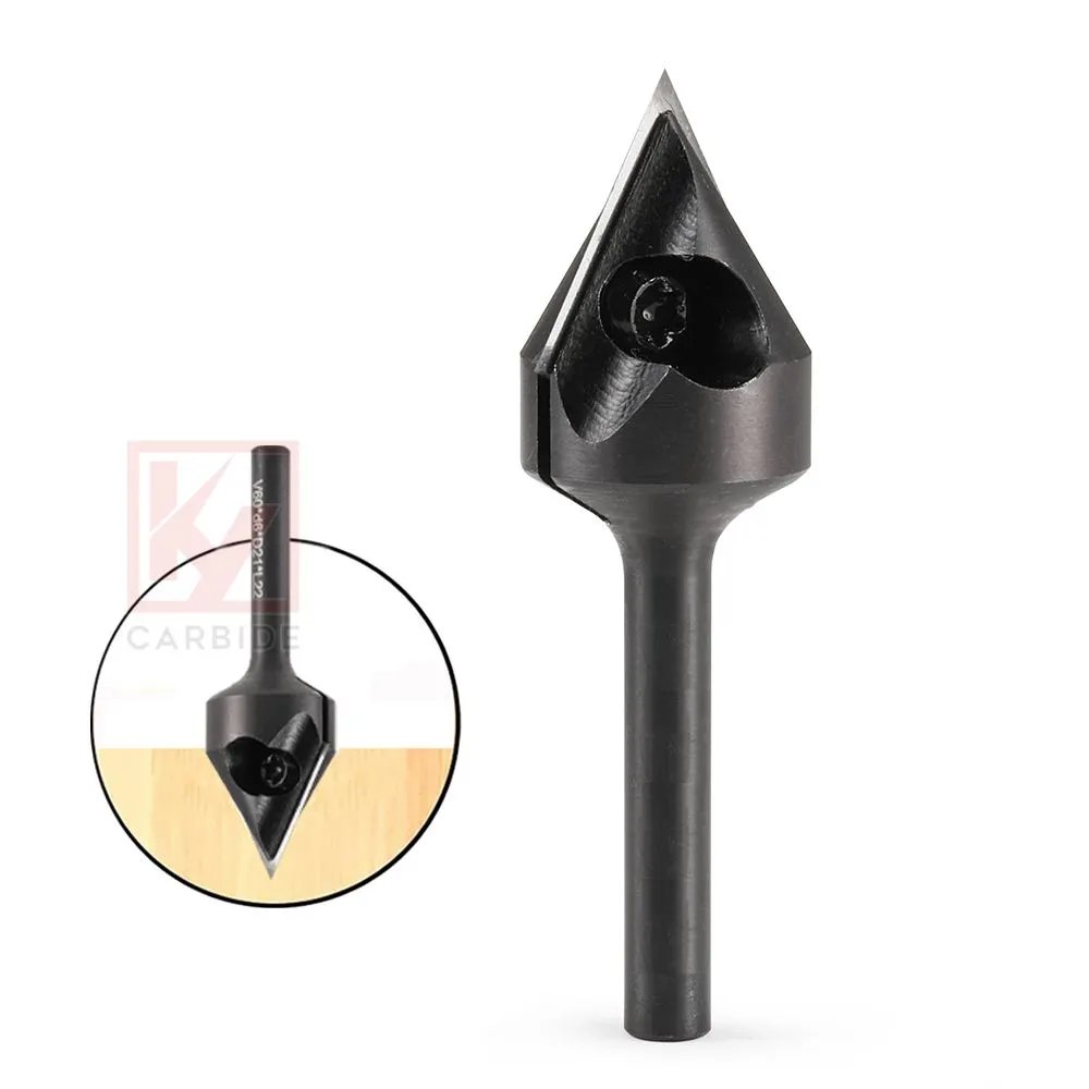 60 Degree V-Sharp CNC Slotting Router Bit