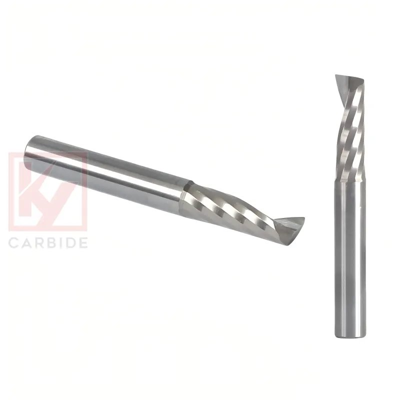 Single Spiral Flute Upcut End Mill