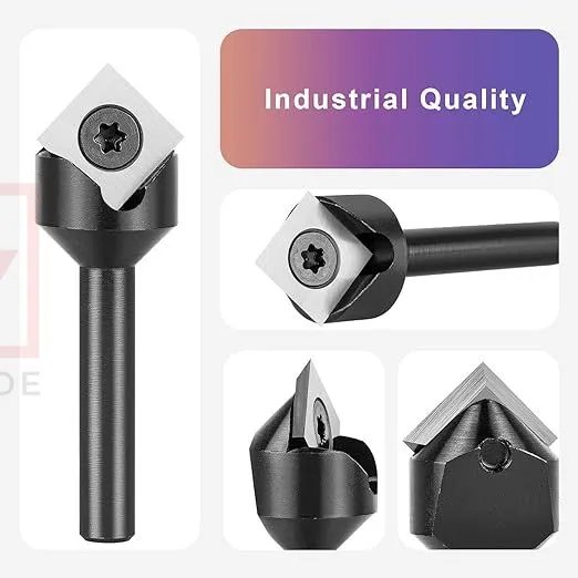 KY 90 Degree V Groove Router Bits With Carbide Inserts Knives