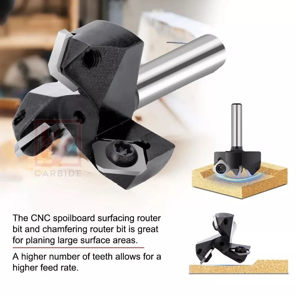 KY CNC Spoilboard Surfacing Router Bit