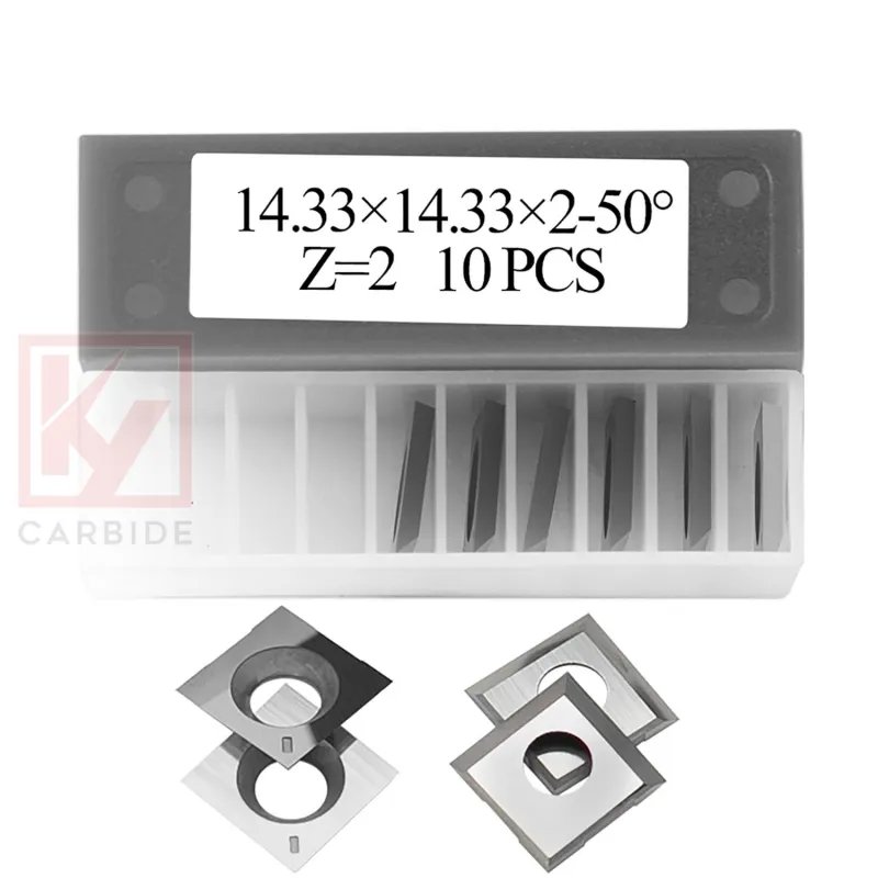 14.33x14.33x2.0mm-50° Indexable Knives 2-Edge