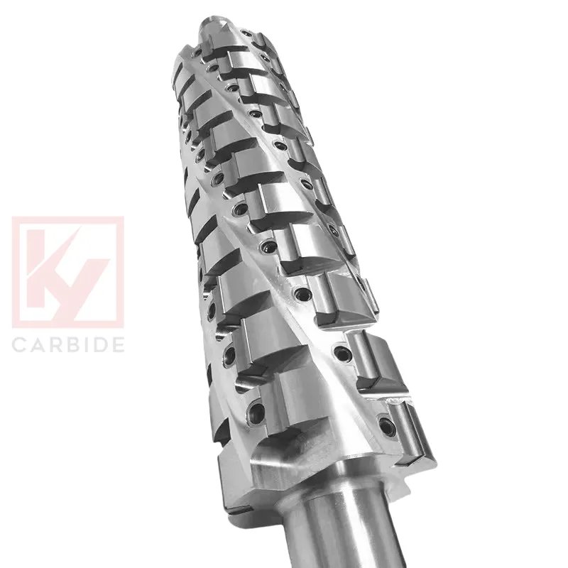 Heavy Duty Helical Spiral Cutter Head