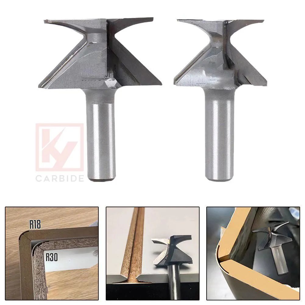 Arc Bending Integrated Router Bit For Wood