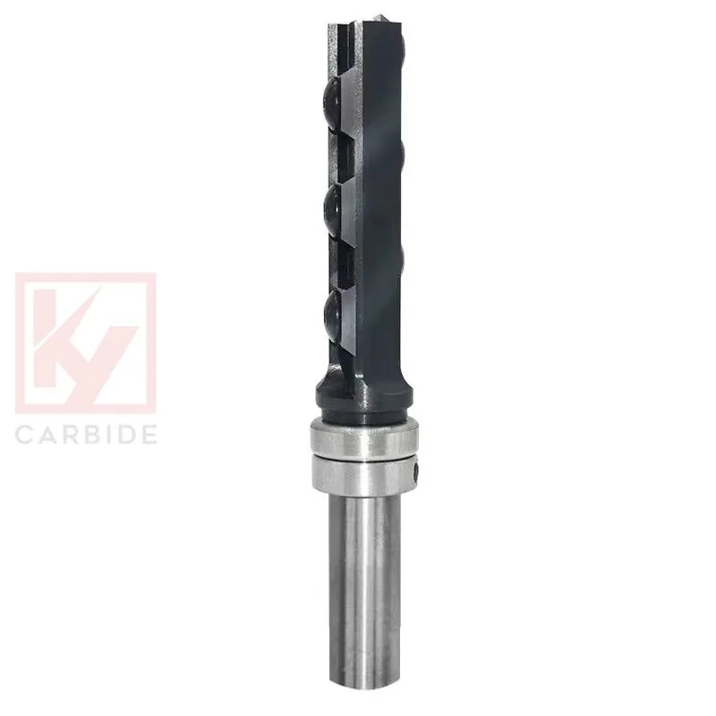 Top Bearing Straight Pattern Router Bit with Insert