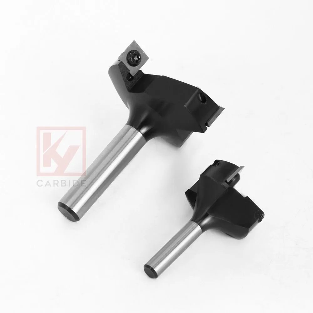KY 3 Flute Spoilboard Surfacing Router Bits With Inserts