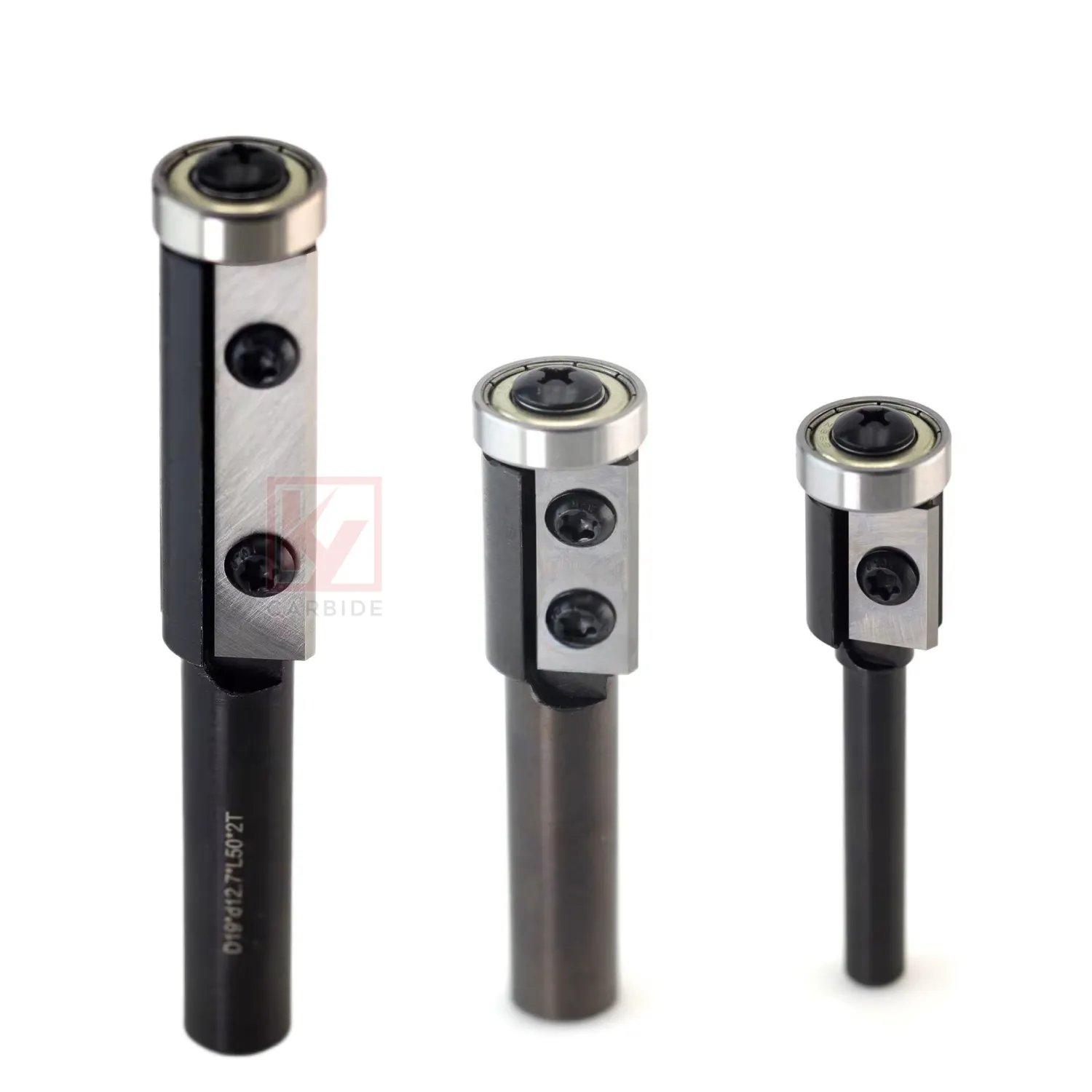 Bottom Bearing Flush Trim Router Bits With Inserts