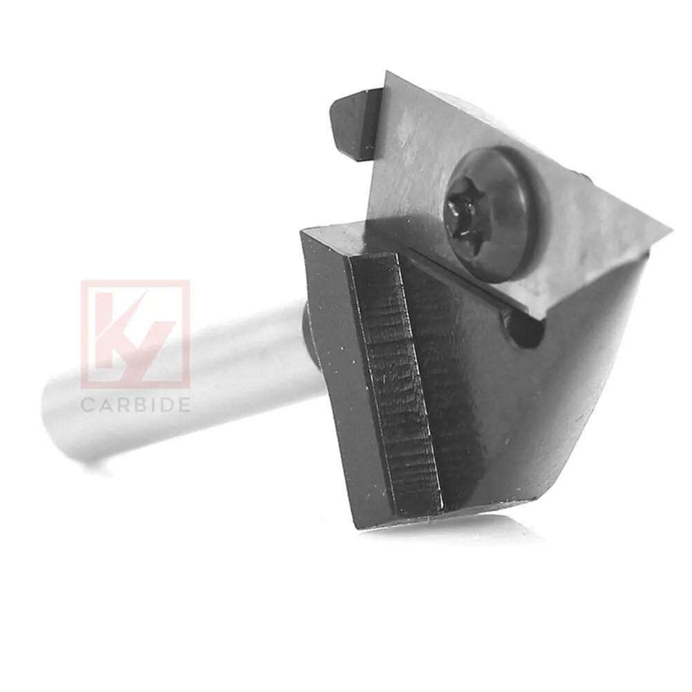 60 Degree V-Groove Carbide Insert Wood CNC Router Bits