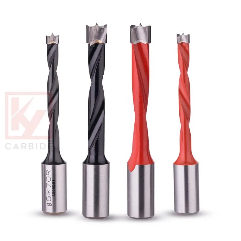 Carbide Tipped Brad Point Dowel Drill Bits