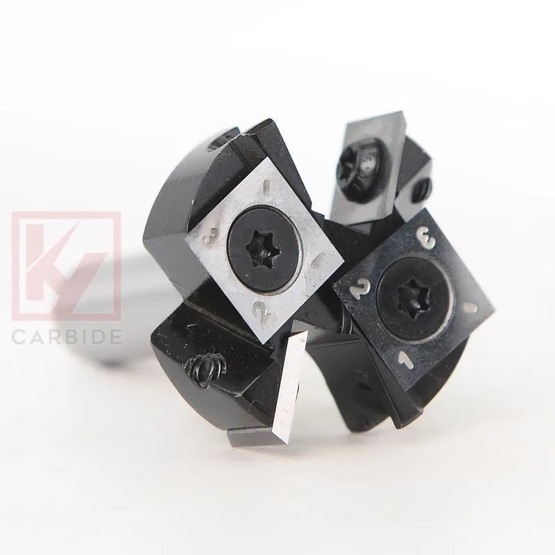 2+2 Flutes Cleaning Bottom Router Bit Wood with Carbide Insert