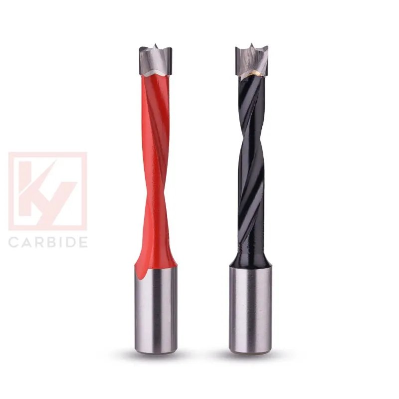 Carbide Tipped Brad Point Dowel Drill Bits