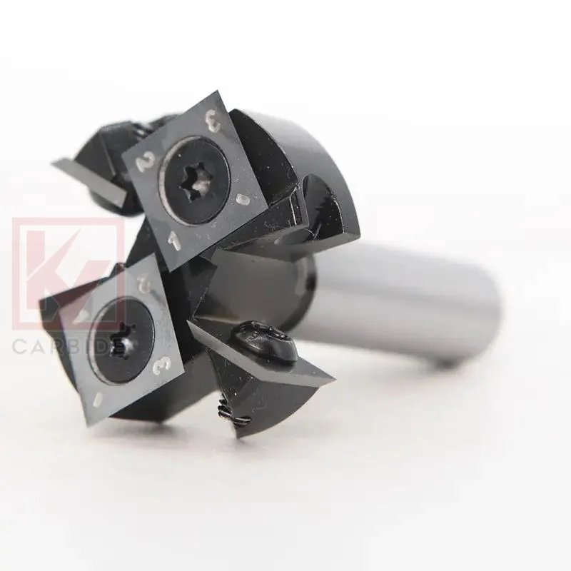 2+2 Flutes Cleaning Bottom Router Bit Wood with Carbide Insert